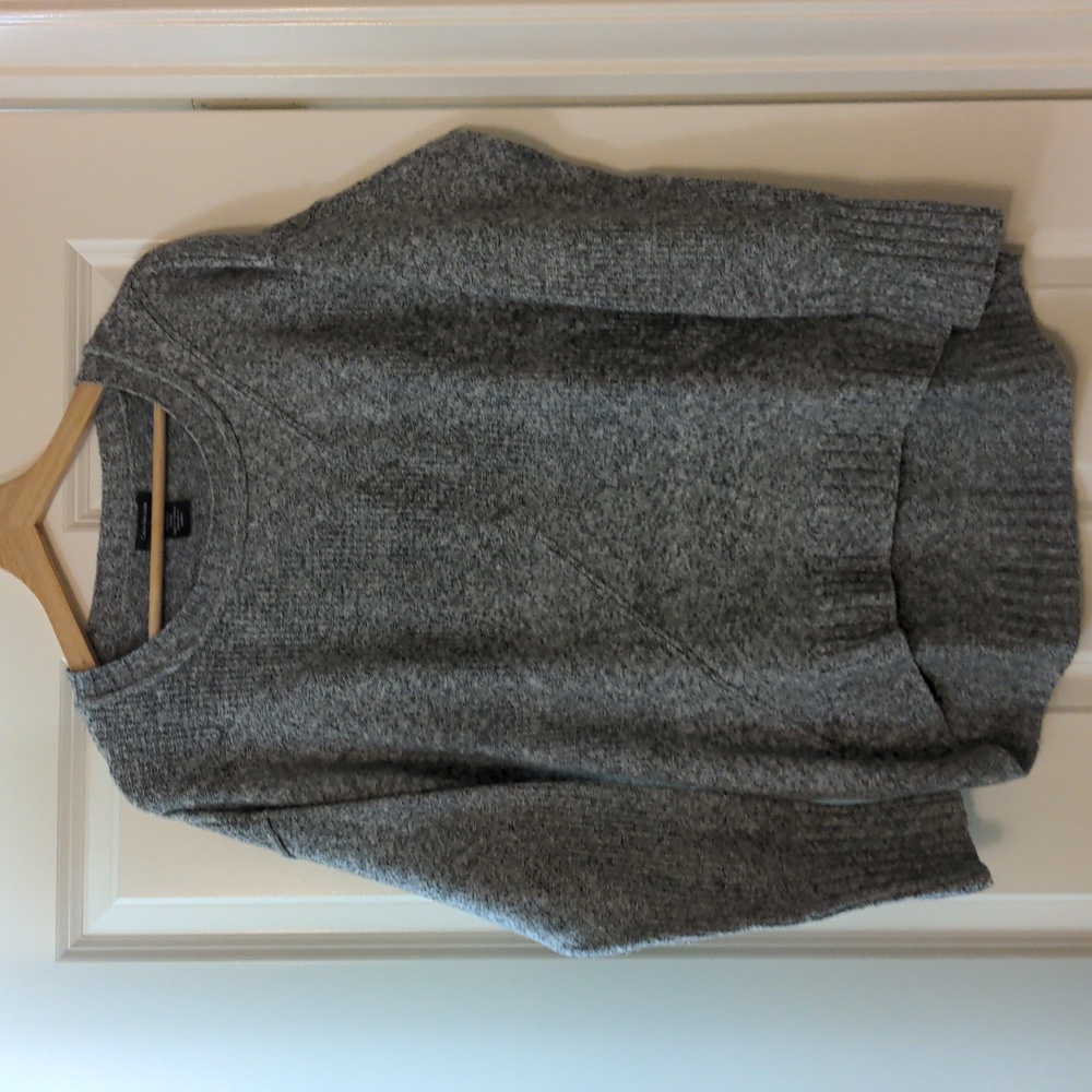 Calvin Klein Jeans Marled Gray Crew Neck Sweater